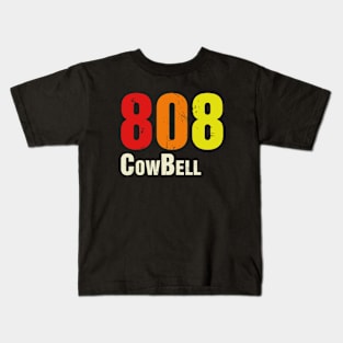 TR 808 Legendary Drum Machine Closed HiHat CowBell Kids T-Shirt